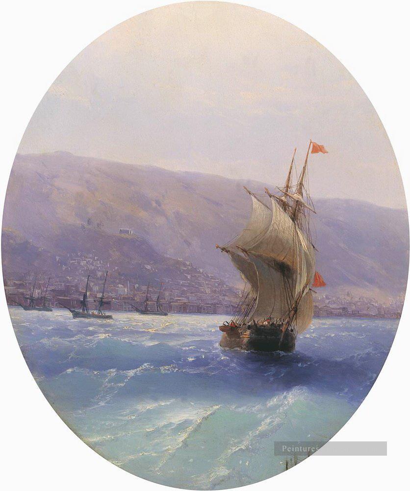 Ivan Aivazovsky vue de la crimée Paysage marin Peintures à l'huile